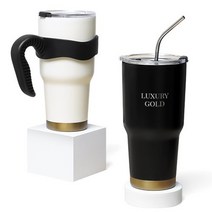 텀블러제작 인쇄 슈퍼럭셔리 텀블러 900ml 개별 레이저각인 스텐텀블러 고급텀블러, 슈퍼럭셔리 900ml 블랙+손잡이