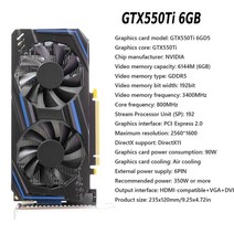 nvidia gtx750ti 650ti 4g 550ti 8g6g4g2g1g 128bit gddr5 컴퓨터 그래픽 카드 hdmi-compatibl 비디오 카드용 게임 그래픽, 협력사, gtx550ti 6GB 블루