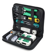 랜툴세트 랜선압착기 랜선장비 network cable tester tool lan utp screwdriver wire stripper rj45 connector network