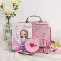 봉봉프렌즈 어린이화장품 메이크업박스 가방 세트 5종(립스틱 로즈핑크고정)