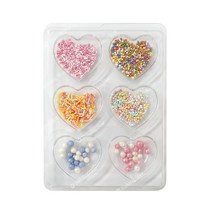 슈가 스프링클 6종 구슬모음 데코 장식 20g 빼빼로 머핀 케이크 토핑, [데코B형]