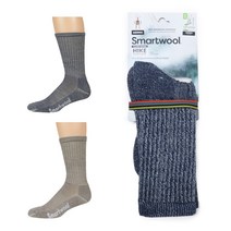 스마트울 메리노울 클래식 라이트쿠션 크루 기능성 하이킹 양말, M, TAUPE