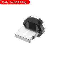 삼성 S10 S9 S8 화웨이 P30 P20 샤오미 미 9 8 용 2M 마그네틱 USB 케이블 전화 충전 자석 USB 충전기 유형 C 마이크로 USB 코드, 1m, Only Plug For iphone