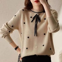 탑온탑 리사 도트 니트 TP2238107