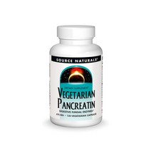 Source Naturals 소스네츄럴스 Pancreatin 판크레아틴 소화효소제 475mg 120베지캡슐, 120캡슐, 1팩