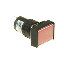 1A1B 푸쉬락 LED 스위치 직사각형 6V DC 16mm KH-516L-B216V, 화이트 [KH-516L-B21W6V]