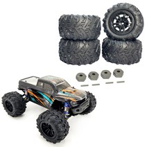 4Pcs 114 RC 스노우 타이어는 Wltoys 124016 DIY 용 액세서리를 대체합니다., [1] Tires with Hexs Pins