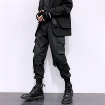 남성 슬림핏 조거팬츠 남자 카고조거바지