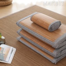 [한빛카페트] 폭신폭신 접이식 5단 대나무 매트리스, 없음