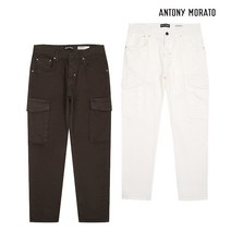 안토니모라토 MMPTL5652 남성 면 카고 슬림 팬츠