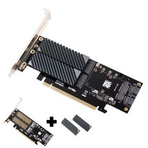 m2 nvme ssd ngff-pcie 3.0 x16 어댑터 m 키 b 키 msata pci express 3.0 m.2 nvme ssd m2 sata ssd msata 3 in, 노랑