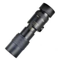 적외선 망원경 야간 투시경 고배율 고성능 단안 4k 슈퍼 망원 줌 10-300x40mm, 검은색