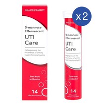 홀랜드앤바렛 디 마노스 발포 타블렛 14정 Holland & Barrett D Mannose Effervescent Tablets, 2개
