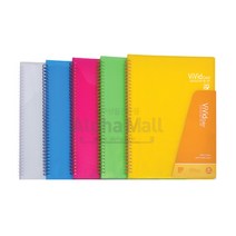 [코리아문구사] 알파 비비드 스프링화일 40P, 연두