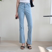 [리엘라] 그루데 슬림핏 부츠컷 데님 팬츠