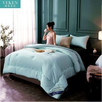 콩섬유 이불솜 비코 보온 두꺼운 겨울 이인용 기숙사 이부자리 사계절 입체 고급품 에어컨 2704724366, 입체콩피-라이트그린200x230cm4근에어컨이불