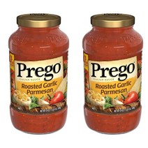Prego 로스트 가릭 마늘 파마산 치즈 올리브 오일 파스타 소스 680g 2팩