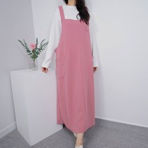 빅걸스토리 여성 빅사이즈 뷔스띠에 캐주얼 끈 롱 원피스