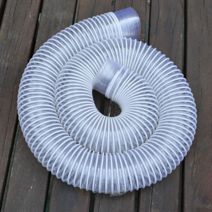 투명 배관 PVC 자바라 호스 연장 내경 50mm 1M, 내경 40mm 미터