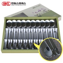 한일 국산수저(10벌) 한일수저세트 스테인레스수저 숟가락젓가락세트 선물용수저, 선택10-어울림수저세트(10벌)-블루, 1세트