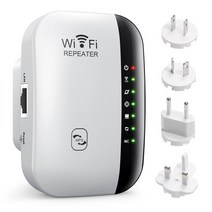 무선 라우터 신호 증폭기 와이파이 리피터, 01 WHITE_02 EU plug
