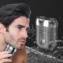 Pealy 전동면도기 미니 면도기7500rpm 파워 전신 워싱 가능 IPX6급 방수 USB 충전, 그레이