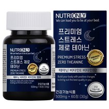 뉴트리온리 프리미엄 스트레스 제로 테아닌 1개입, 60정, 1개