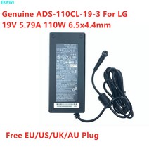 ADS-110CL-19-3 190110G 19V 5.79A 110W AC 스위칭 어댑터 LG 호환 PF1500G 34UC98 34UM88P 모니터 전원, 한개옵션0