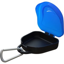 복싱마우스피스 헬스마우스피스 주짓수마우스피스 통기성 보호 마우스 가드 케이스 (블랙), 02 블루.