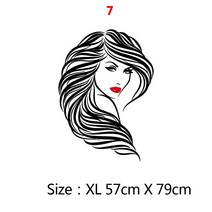 가구 아름다운 문구 비닐 벽 스티커 뷰티 살롱 헤어 장식 데칼, 17 H12-7_02 XL