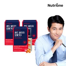 [뉴트리원] 정우성 레드 알티지 오메가3 3박스(3개월분) /rTG오메가3/혈행개선, 1세트