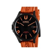유보트 9538 다크 문 오렌지 IPB 남성용 44mm 5ATM
