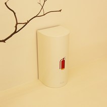 알루아 소화기 박물관 관공서 소화기 받침대 업소용 3.3kg 하론 K급, W-01/화이트