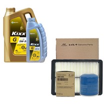 LF소나타 1.6 가솔린 터보 킥스 G 5W30(5L)/SP 순정 필터 엔진오일세트 35505-C1500, 5000ml