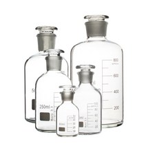 비이커 삼각플라스크소설 고퀄 작은 목 시약 병 하이 붕소 실리콘 유리 병 60ml -1000ml 실험실 시약 병, 06 60ml-1000ml
