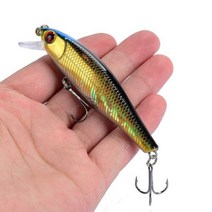 모델 싱킹 미노우 낚시 미끼 저크베이트 배스 파이크 카크베이트 워블러 스윔베이트 전문 미끼 8.5cm 9.2g 1 개, 2