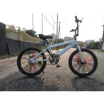 고급형 묘기 자전거 비엠엑스 BMX performance car universal fancy Bicycle street car acrobatic car 16 S1125 3, 화이트 20 인치 140 라인 360도 회전