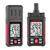 온도습도계 디지털 표면 스마트 온도계 습도계 HT607 LCD 온도 습도 측정기 휴대용 실내 가정용 온도계 듀포인트 전구 게이지 센서 도구