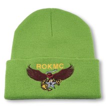 마린마크포 해병모자 해병대모자 해병대비니 패션비니 연두색 마린 패션비니연두색