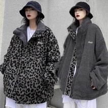 리얼양털코트 뽀글이 재킷 반코트 라운드 루즈핏 후드