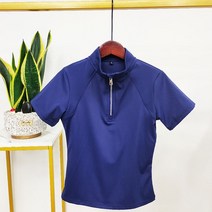 승마가방 장갑 부츠 헬멧 속건성 반팔 승마 티셔츠 여성용 셔츠 쇼 의류, [03] L, [09] dark blue, 1개