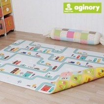 기타 놀이방매트 - 자동차도로+링링알파벳(양면) 초대형, 단품