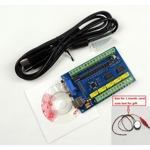 전기장비 소모품 업그레이드 CNC MACH3 USB 5 축 100KHz USBCNC 스테퍼 모션 컨트롤러 카드 브레이크 아웃 보드 조각 12-24V