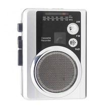 레트로 휴대용 미니 카세트 플레이어 테이프 변환 MP3 감성 캠핑 워크맨 라디오 녹음기, 녹음 가능 라디오 E타입