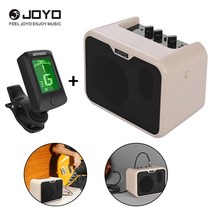 JOYO MA-10B 미니 휴대용 전기베이스 앰프 기타 앰프 스피커 + ammoon 기타 튜너 + 한국용 변환플러그, UK