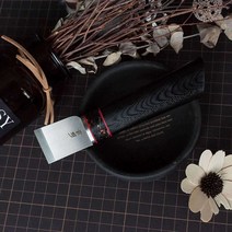 M390가죽 칼 일본 제품 공예 무두질 구두칼 재단 도구, 로즈 골드 수지 스페이서 오른손(표시)