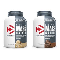 다이마타이즈 Dymatize 슈퍼 매스 게이너, Gourmet Vanilla, 1통, 2.7kg