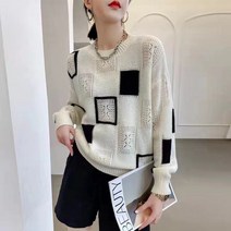 여성용 긴 소매 풀오버 루즈핏 디자인과 베이직한 색상으로 다양한 룩에 어울리는 기본 아이템