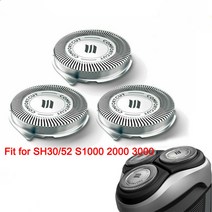 3Pcs S1000 / S2000 / S3000 SH30 시리즈 면도기 교체용 면도날 Philips Norelco Series SH30