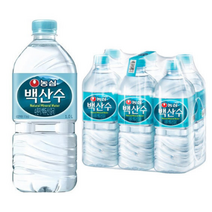 농심 백산수, 6, 1L